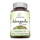 Amazing India Ashwagandha 500 mg Veggie kapsler Supplement 124; Lavet med Natural Ashwagandha Budd124; Non- Gmo Budd124; Gluten Free (120 Greve)