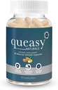 Tre Lollies Queasy Naturals Ginger Kapsler - Non- Drowsy Kvalme Relief Supplement - Motion Sygdom Forebyggelse & Kvalme Relief Under kemoterapi - 1000 mg Ginger Root - 30 Caps