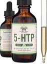 5HTP flydende dråber - Mere Absorbérbare og effektive end 5 HTP kapsler (60 Serveringer på 50mg 99% + 5 - HTP) Serotonin supplement til træ, søvn, og afslapning med dobbelt træ