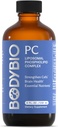 BodyBio PC - Phosphatidylcholin for hjerne sundhed, mental Klarhed, kognitiv funktion, cellulær reparation og sund aldring, phospholipid complex supplement til Gentle Daily Detox