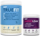 RSP NUTRITION AminoLean Pre Workout Energy (BlackBerry Pomegranate 30 Servering) med TrueFit Protein Powder (Vanilla 2 LB)
