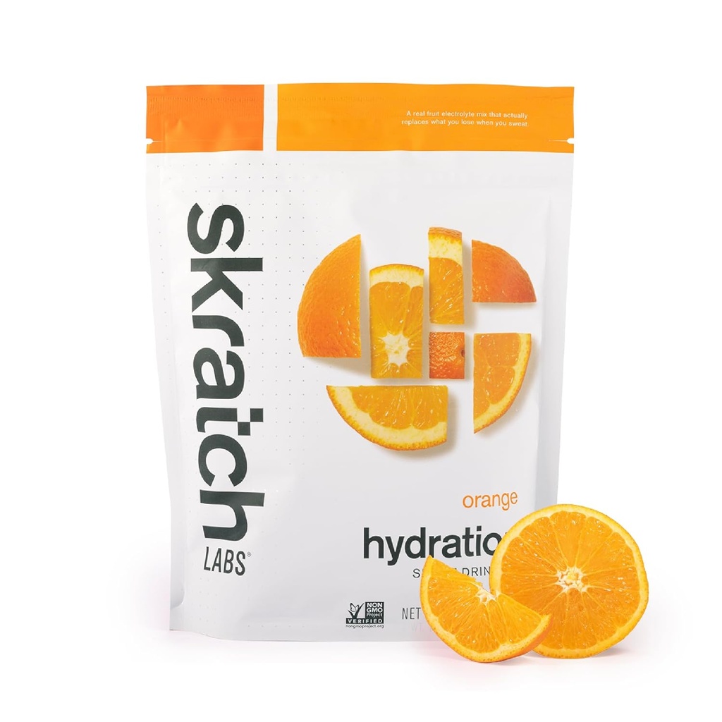 Skrattch Labs Hydration Powder Mex124; Sport Drink Mix Mex124; Electrolytes Powder for Motion, Endurance, og Performance Mex124; Orange Mex124; 20 Servering Mex124; Non- GMO, Vegan, Kosher