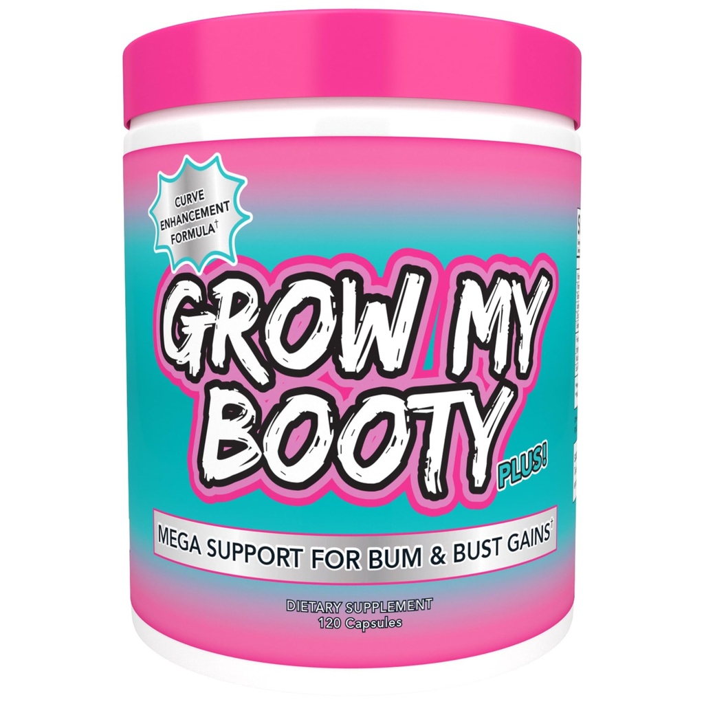 SPAZMATIC grow My Booty Plus Butt Enhancement Booty Pills - Mega Booty og Bust Fast Growth Formel Glute Booster
