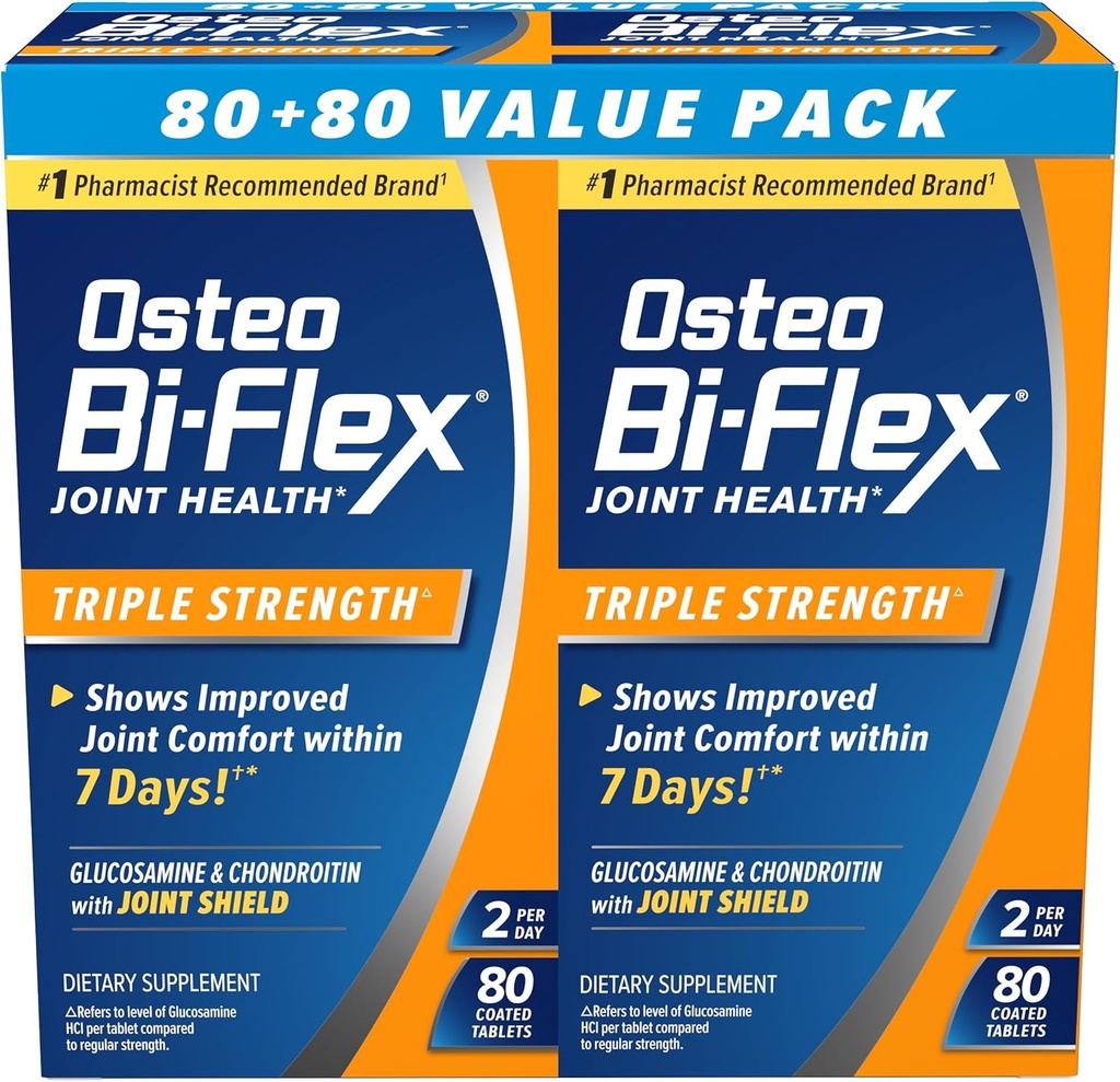 Osteo Bi- Flex Triple Strengtwin, 80 Greve, 2pack