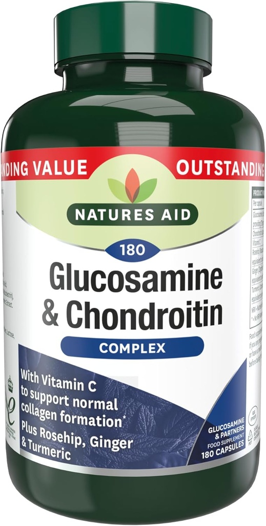 Glucosamin 500mg & Chondroitin 100mg Complex 180 Vcaps