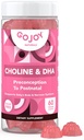 Prenatal Cholin & DHA Gummies - Forudsigelse til postnatal Gummy Vitamin supplement til gravide kvinder - sødet med munk frugt - 3. part testet - Ikke GMO, Gluten Free, Vegan