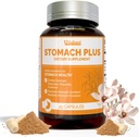 Stomach Plus-for Stomach, Gastritis, Stomach Lining Repair, Acid Reflux, Heartburn, Indigestion, with Galangal, Dong Quai, Cinnamon & Magnolia-45 Capsules