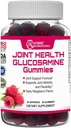 Hybrid Nutracatives Joint Health Supplement - Glucosamine Gummies med E-vitamin - Støtte fælles Mobilitet & Fleksibilitet Support, Raspberry Flavor - 60 Gummies