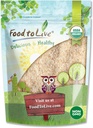 Fødevarer til levende - Økologisk Hel Psyllium Husdyr, 4 Ounces - Non- GMO Flakes, Vegan, Rich in Dietary Fiber, Natural Food Thickener, Great for Bagning