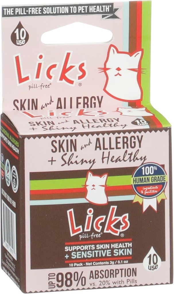 Lyser - Kat Allergi - Kat Hud og Allergi - LiquiPaks - 10 Anvendelse