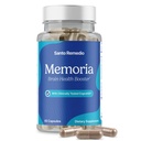 Santo Remedio Memoria, Brain Health Booster, Hjælper Styrke Neurale forbindelser, Hjælper med at forbedre opmærksomhed, hukommelse og koncentration, 30 Servere, Gluten Gratis, Non- GMO