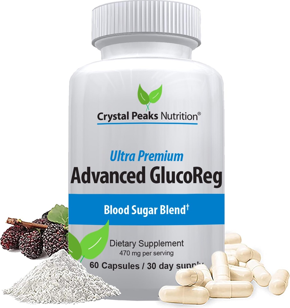 Blood Support - Understøtter normal glukose Metabolisme - Blood Formel - 60 Kapsler, 1 Måned Supply