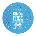 Rimmel London Kind & Free, Clear, Brow Wax, Let at anvende, Long- Lasting Hold, No Flaking, No Residue, Lifted Brows, 0.28oz