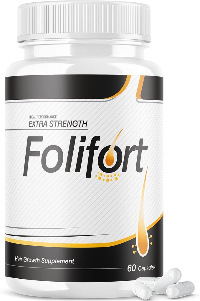IDEAL PERFORMANCE Folifort Hair Growth Pills Felfort Extra Strength Vitamins Reviews Suppliment (60 Capsules)