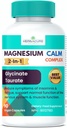 Magnesium CALM Complex 2 i 1 Glycinate og Taurate 90 enheder USA købte ingredienser kun Ny 2024