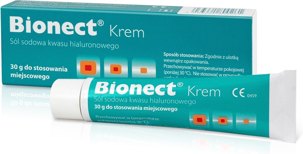 BIONECT creme til irriteret og beskadiget hud, det letter den akutte og kroniske sår heling af Fidia