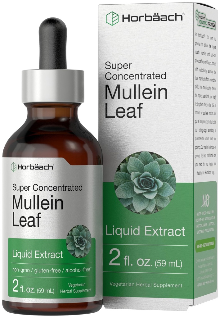 Horbäach Mullein Leaf Extract Drops Name 124; 2 fl oz