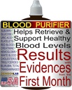 Blood Ranifier til at hente og støtte Blodstrøm. Naturligt supplement til rengøring, Tonic og styrke dine organer. 2 oz