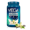 Vega Premium Protein + Supergreens - 20g Protein, Creamy Vanilla, 25 Servering, Spinach, Kale, Alfalfa Grass, Broccoli, 0g Tilføjet sukker, non-GMO, Gluten Free, Dairy Free, 1.68 lbs (Packaging May Vary)