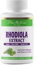Paradise Herbs Rhodiola Extract 500mg, Super Potent Antioxidant, Ultra Pure, Vegan, Non- GMO, Gluten Free, 60 vegetariske kapsler