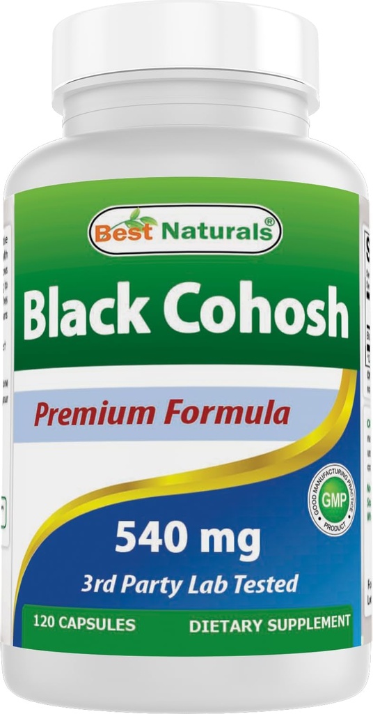 Bedste Naturals Black Cohosh 540 mg 120 Kapsler