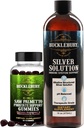 BuckLEBURY Saw Palmetto Prostate Gummies og struktureret flydende sølv løsning 30ppm