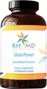 RHMD Gluta Power Glutathione Precursor- diæt Supplement 120 Vegetariske kapsler