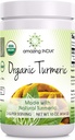 Amazing India USDA Certified Organic Turmmeric Powder 16 Oz (1 Lb) Supplements124; Non- GROMLE 124; Gluten Free