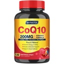 CoQ10 200mg Softgels med vitamin E & Omega 3- 6 - 9 & PQQ - Høj Absorption Coenzym Q10 med Bioperine • 124; Maksimal antioxidant • 124; Hjertestøtte & Cellular Energy Production Supplement • 124; 120 Servere