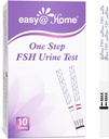 Easy @ Home FSH Test Kit: 10 FSH Test Strips for Women - Track Hormone Niveauer og Support Fertilitet Planning i hjemmet