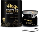 Shilajit Pure Himalayan Organic Shilajit Resin Supplement- Gold + Grad med 85 + Trace Minerals med 75% Fulvic Acid, Samlet energi & immunforsvar, Pure Shilajit til mænd og kvinder, 65g
