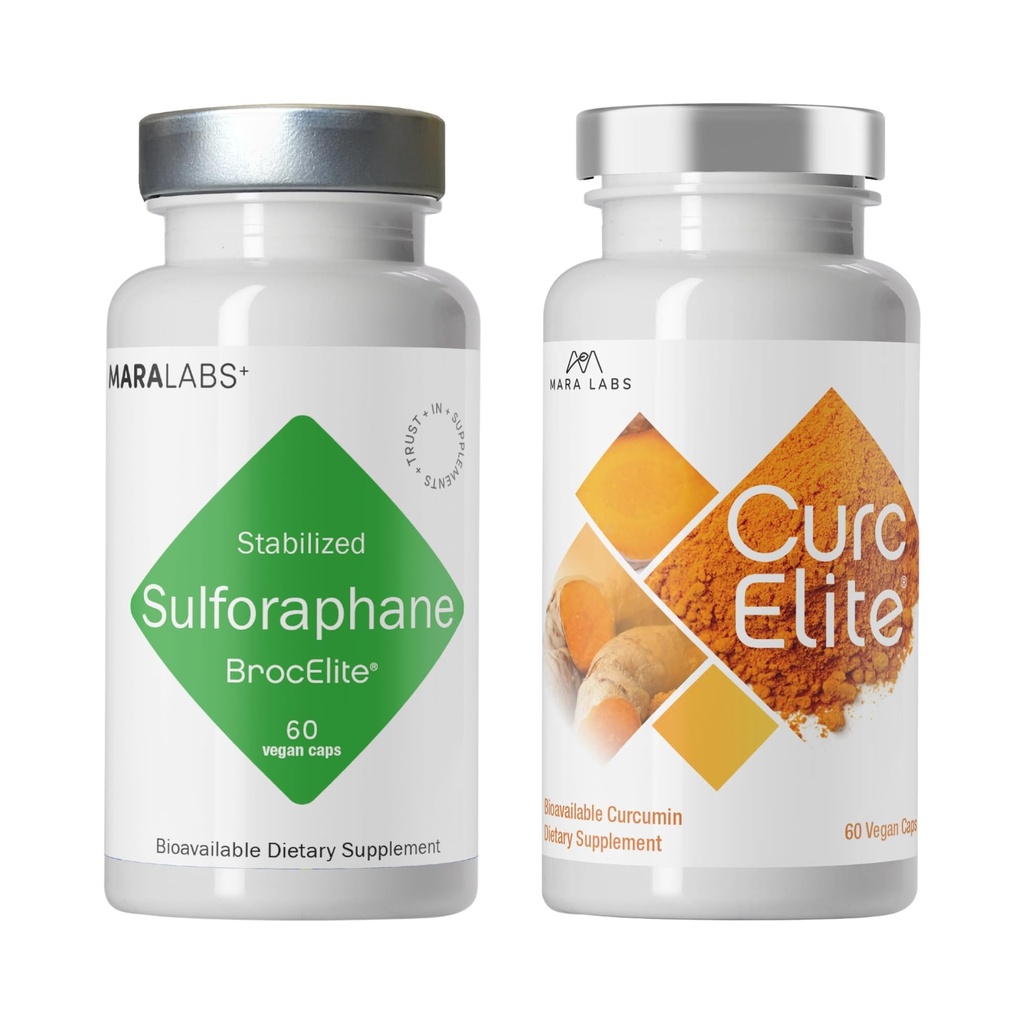 Mara Labs Plus, 60 kapsler, og CurcElite, 60 kapsler