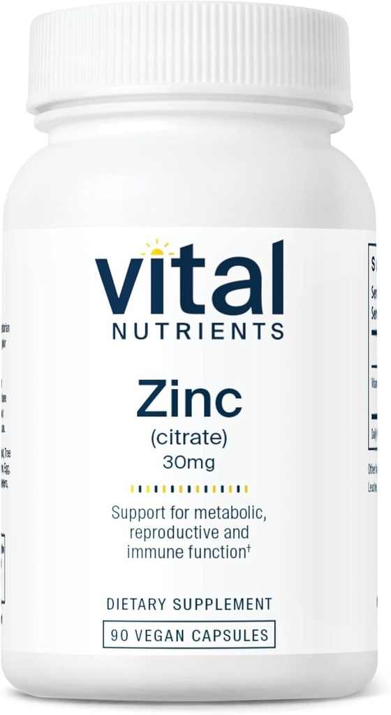 Vital Nutrients Zink Citrate 30mg