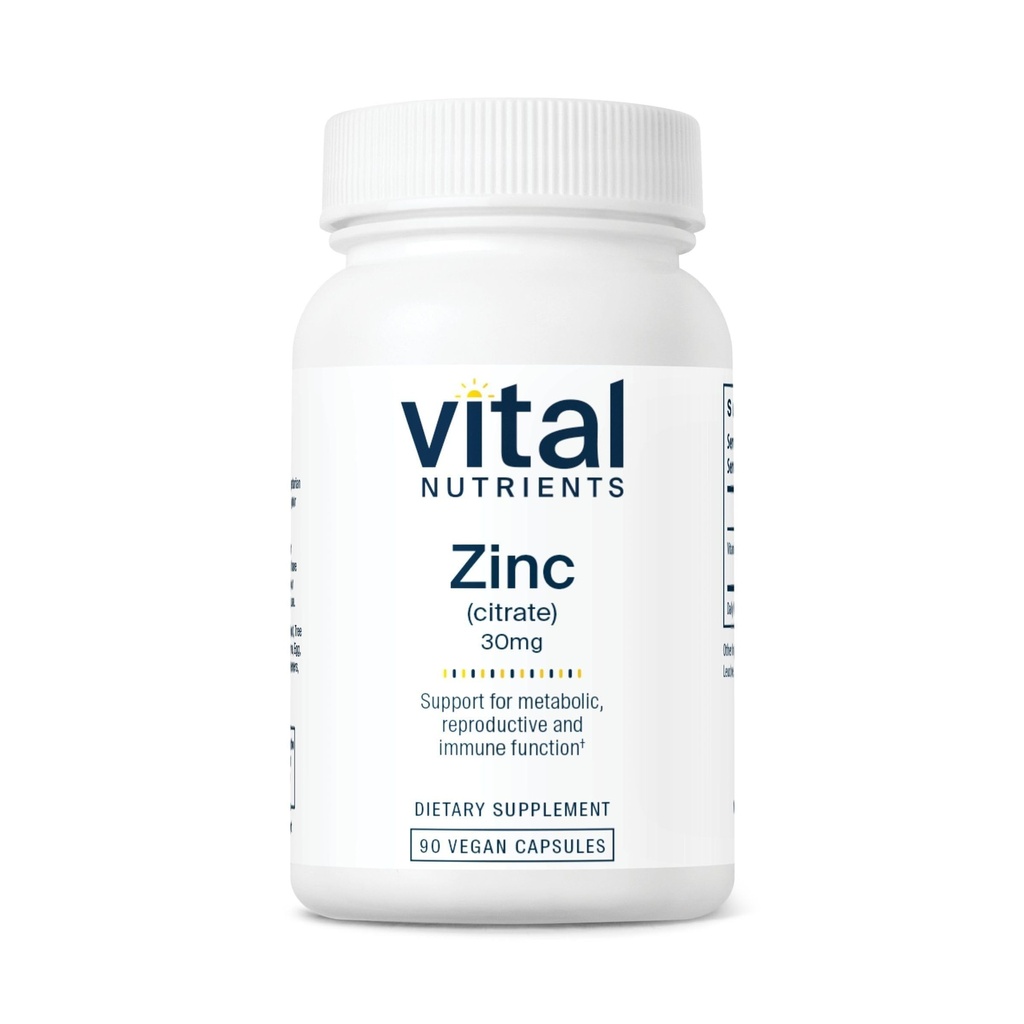 Vital Nutrients Zink Citrate 30mg