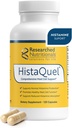 Researched Nutritionals HistaQuel - Dual- Action Histamin & Mast Cell Support Formel - Klinisk Researched Flavonoid & Herbal Formel med Stigende Nettle & Black Cumin Seed Oil, 120 Kapsler