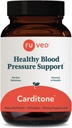 ruved Carditone - Natural Heart Health Supplement for Women & Men, BP Formula, Holistic Heart Support with Rauwolfia, Arjuna, Calcium, and Magnesium - 30 Vegetarian Caplets (Pack of 1)