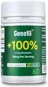 L- Ergothioneine Supplement, 30mg (EGT) / Servering, 6X Ergothioneine Mushroom Extract Supplements Longevity, Immunsupport, Heart Health & Brain Supplement, Lab Testet, Made in USA, 60 Servere