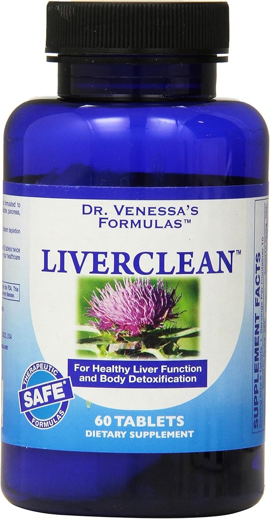 Dr. Venessas Formulas Lever Clean Tablets, 60 Greve