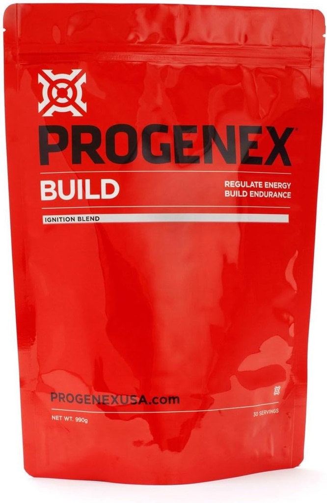 Progenex ® Byg på 124; Kulhydrat Energi, Udholdenhed og Inddrivelse Supplement 124; All- Natural Glycogen og Maltodextrin Powder Drink Mix for mænd og kvinder; 30 Servering