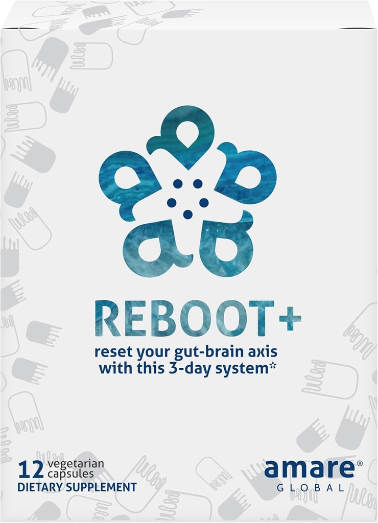 Amare Global Reboot + 3- Day Gut Brain Reset System, 12 kapsler