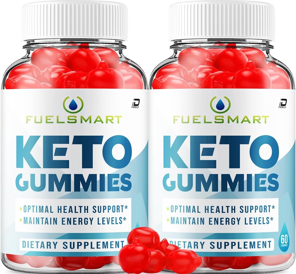 Fuel Smart ACV Gummies Supplement - FuelSmart + ACV Weight Management Gummies Apple Cider Vinagar 1000MG, Fuel Smart Keto Gummies Anmeldelser, Vitamin B12 (2 Pack - 120 Gummies)