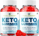 Fuel Smart ACV Gummies Supplement - FuelSmart + ACV Weight Management Gummies Apple Cider Vinagar 1000MG, Fuel Smart Keto Gummies Anmeldelser, Vitamin B12 (2 Pack - 120 Gummies)