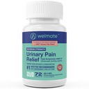 WELMAT - Urinvejssmertelindring (72 tabletter) - Phenazopyridin Hydrochlorid 99, 5 mg - Urinvejssmerter, akut og ubehag - maksimal styrke - Over- The- Counter Medication