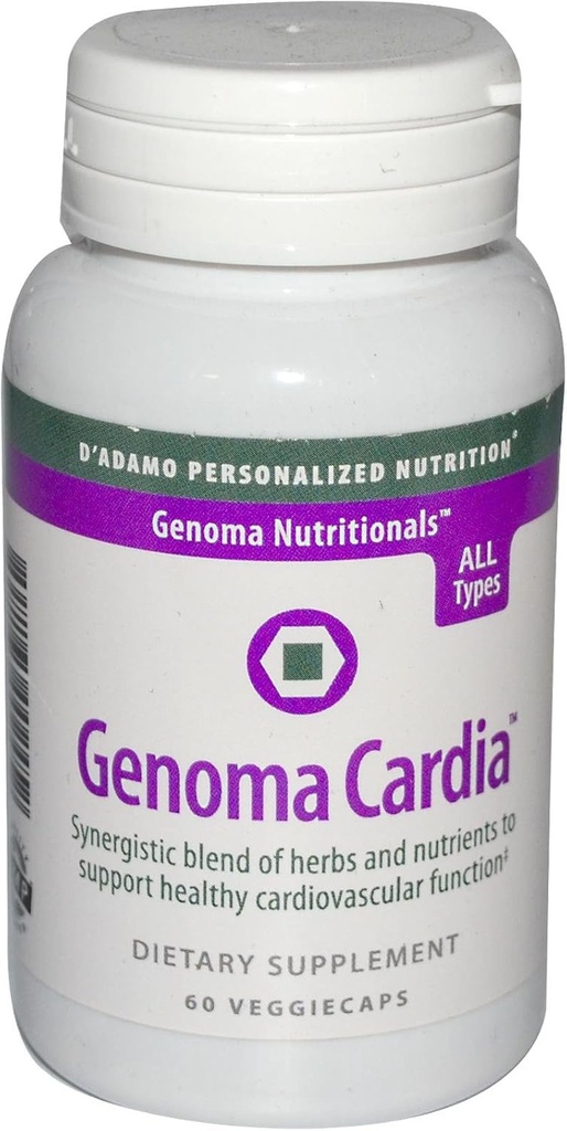 D 'Adamo Personaliseret Nutrition - Genom Cardia 60 vcaps