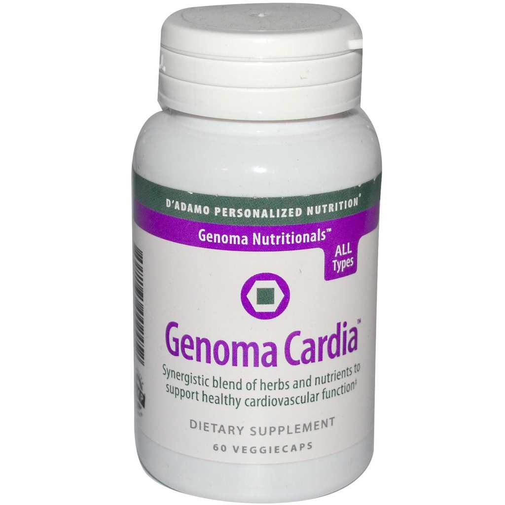 D'Adamo Personalized Nutrition - Genoma Cardia 60 vcaps