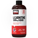 Kraftfaktor L- Carnitin Væske 3000mg, Maksimal styrke supplement til støtte fedt Metabolisme, Cellular Energy & Muscle Inddrivelse, Høj Absorbing, Non- GMO, Berry Flavor, 16 oz flaske