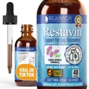 Restavin - Avanceret Ben Support - Flydende levering til bedre absorption - C-vitamin, jern, valerian, gurkemeje, Magnesium & mere!