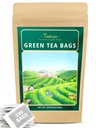 TeeLux Green Tea Tasker, Natural Pure Green Tea, Super Antioxidant, Caffeined, 100 Greve Tea Tasker til støtte Samlet sundhed