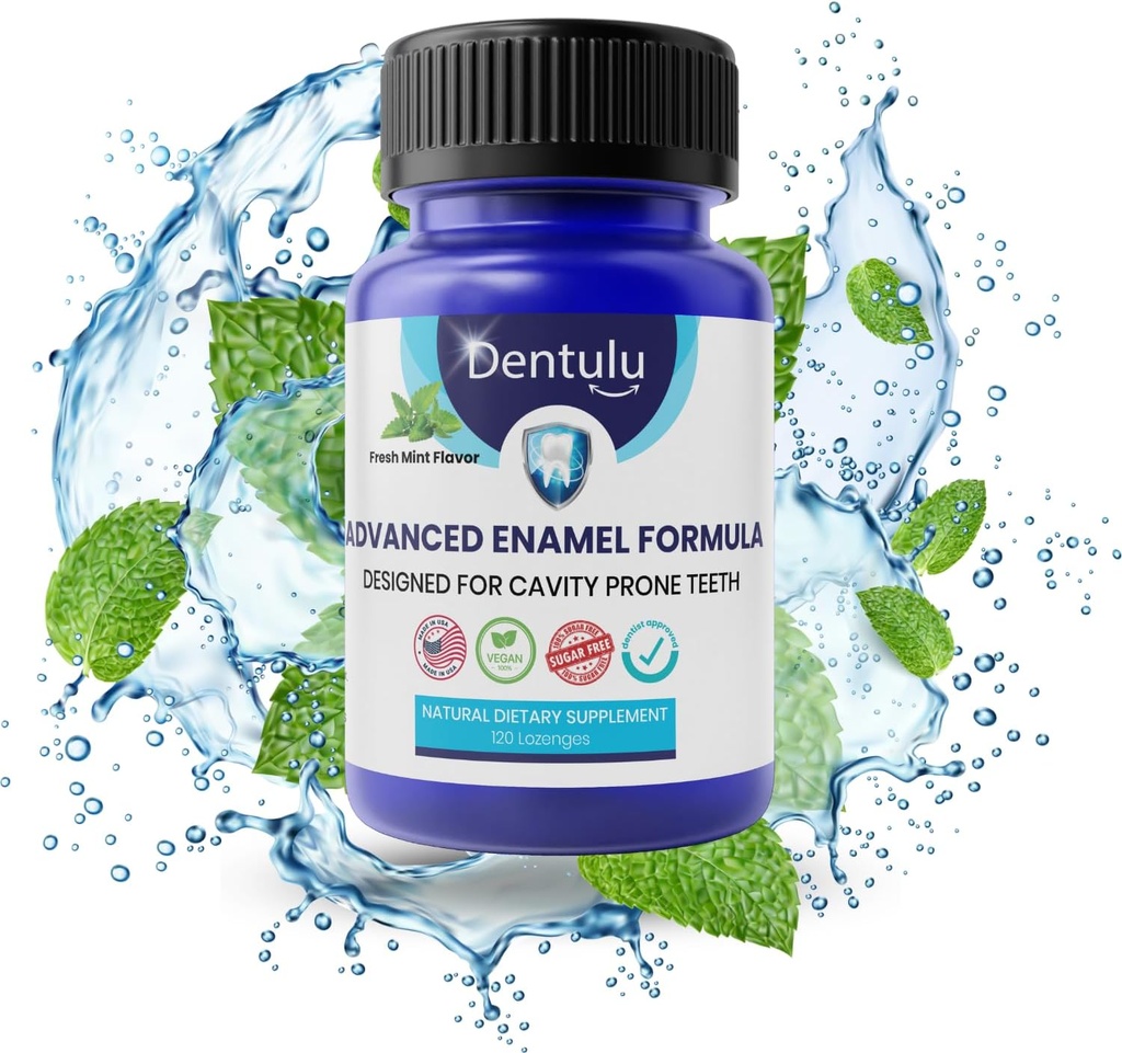 Avanceret Elamel Care Prebiotic for Strong Cavity Prone Tænder - Tandlæge Formuleret, fremmer Optimal Oral Wellness (Mint)